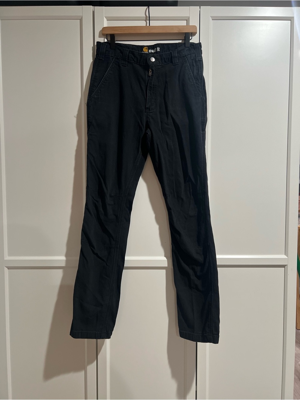 Men’s Carhartt Straight Fit 32x34 Pants Black